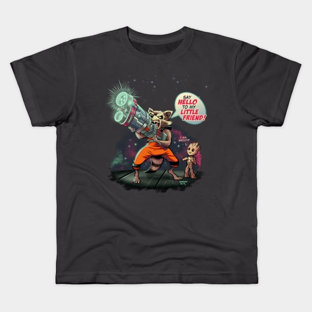 Rocket Quote Kids T-Shirt by DonovanAlex